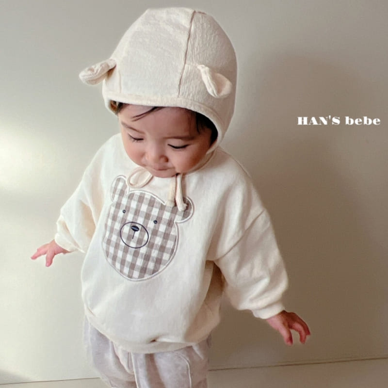 Han's - Korean Baby Fashion - #babyfever - Bebe Bearing Sweatshirt - 5