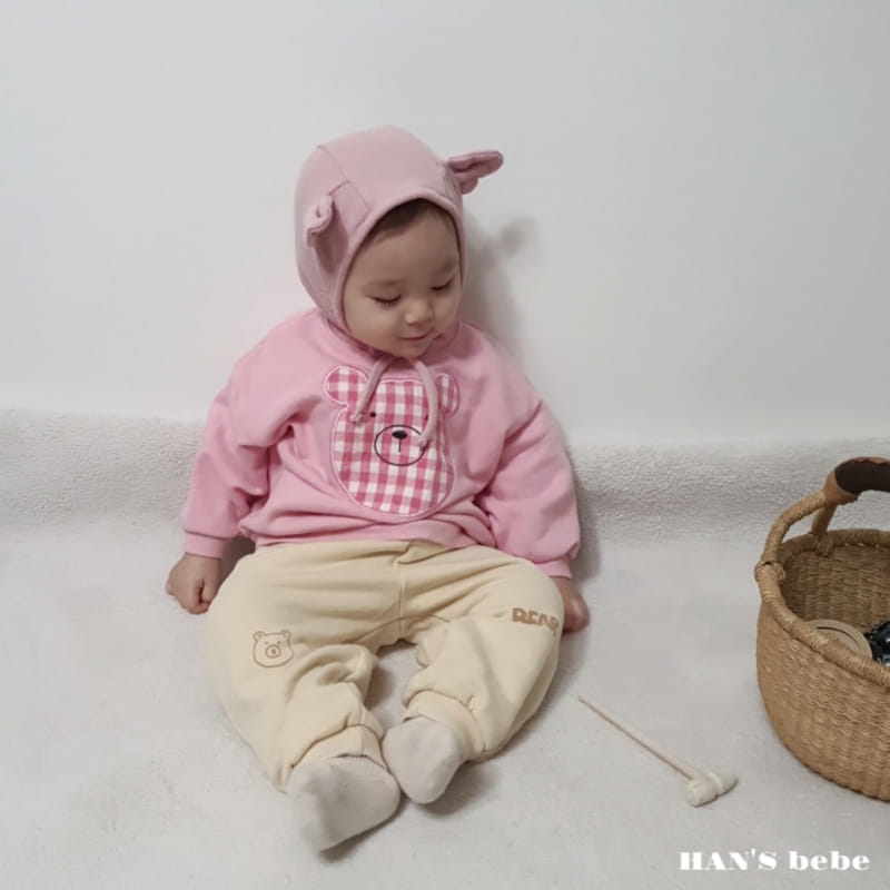 Han's - Korean Baby Fashion - #babygirlfashion - Bebe Bearing Sweatshirt - 6