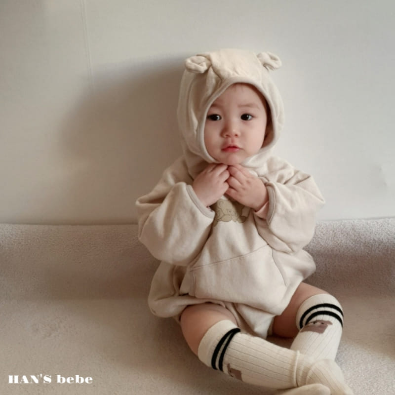 Han's - Korean Baby Fashion - #babyoninstagram - Bebe Pocket Raglan Bodysuit - 9