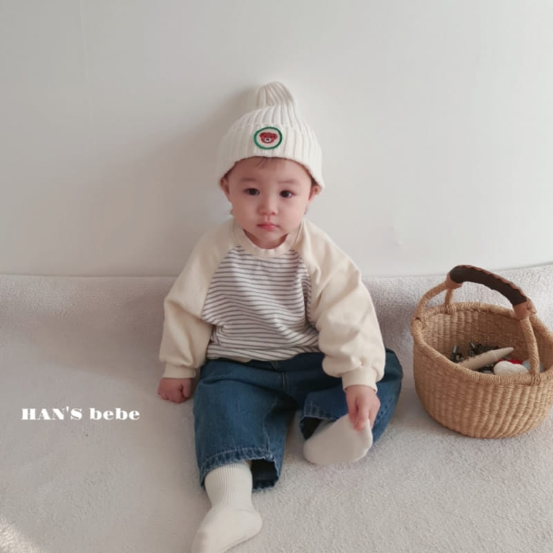 Han's - Korean Baby Fashion - #babyoninstagram - Lucy Raglan Sweatshirt - 6