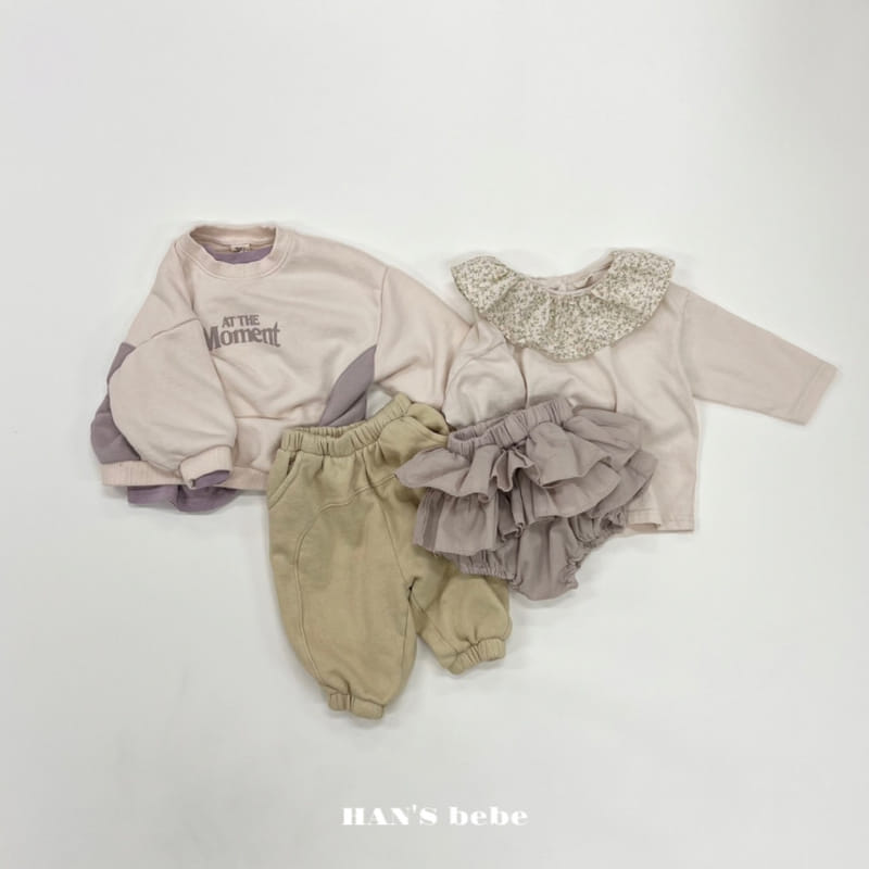 Han's - Korean Baby Fashion - #babylifestyle - Bebe Moment Sweatshirt - 4