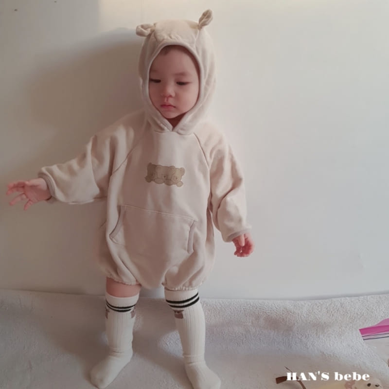 Han's - Korean Baby Fashion - #babyootd - Bebe Pocket Raglan Bodysuit - 10