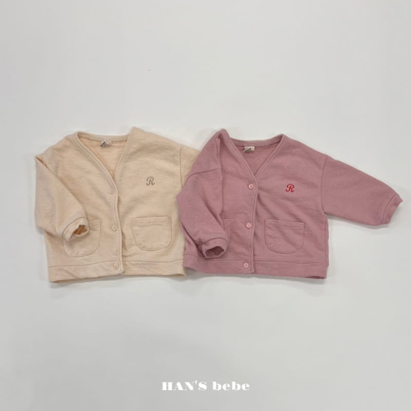 Han's - Korean Baby Fashion - #babyootd - Bebe Nut Cardigan