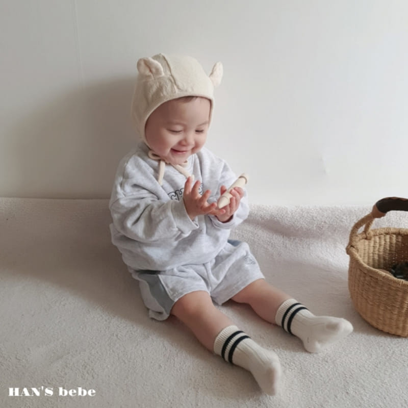 Han's - Korean Baby Fashion - #babyoutfit - Bebe Chus Top Bottom Set - 12