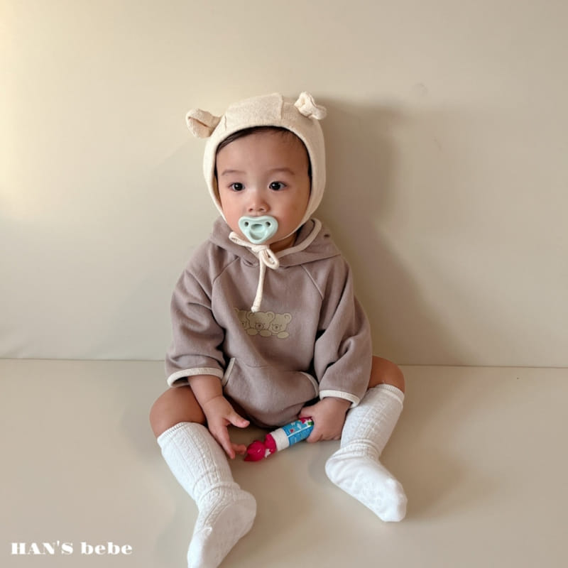 Han's - Korean Baby Fashion - #babyoutfit - Bebe Pocket Raglan Bodysuit - 12