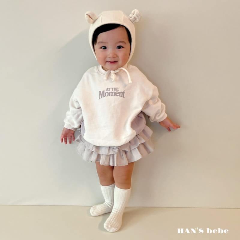 Han's - Korean Baby Fashion - #babyoutfit - Bebe Moment Sweatshirt - 7