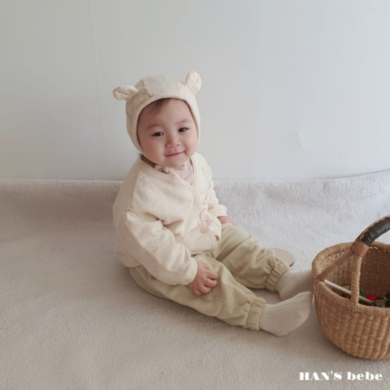 Han's - Korean Baby Fashion - #onlinebabyshop - Bebe Nut Cardigan - 6