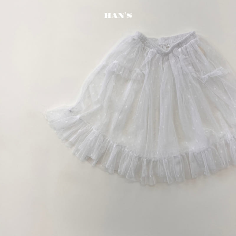 Han's - Korean Children Fashion - #childrensboutique - Mesh Skirt