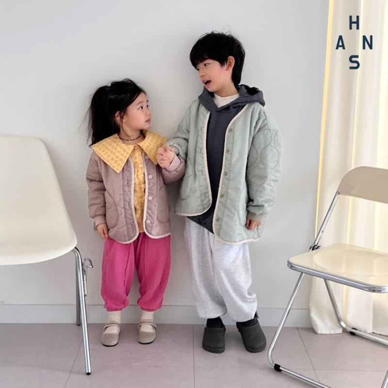 Han's - Korean Children Fashion - #fashionkids - Pocket Terry Pants - 3