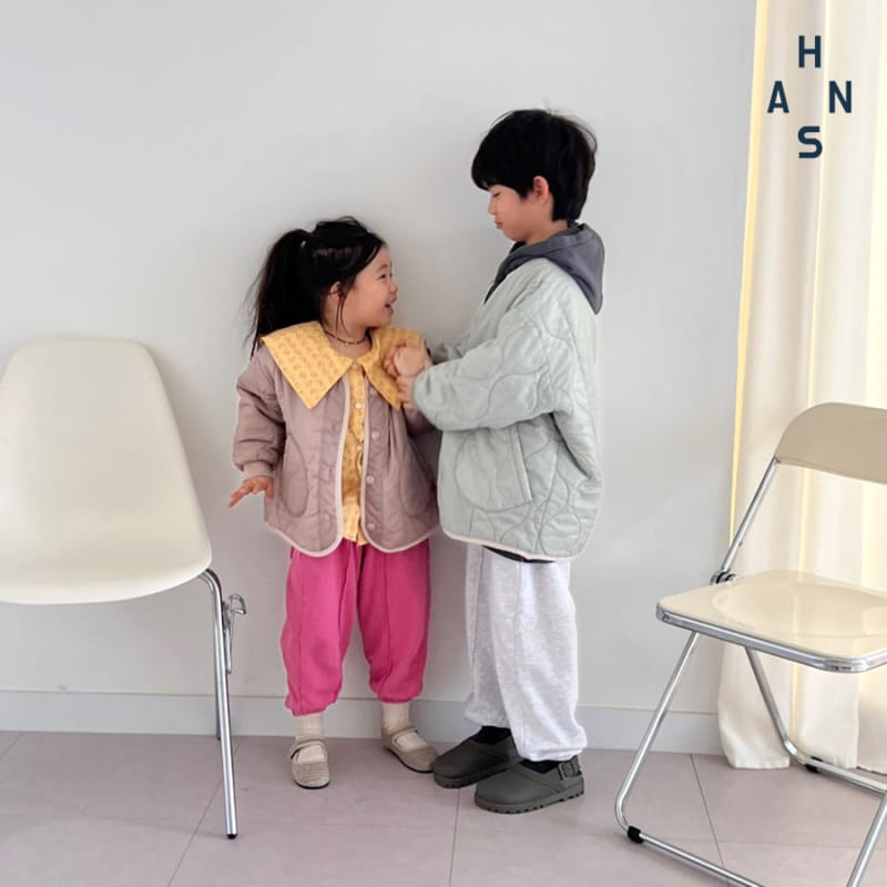 Han's - Korean Children Fashion - #kidzfashiontrend - Pocket Terry Pants - 6