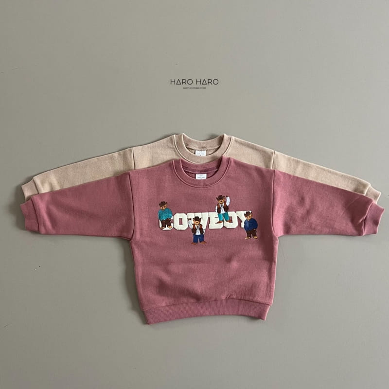 Haro Haro - Korean Children Fashion - #Kfashion4kids - Cow Boy Sweatshirt