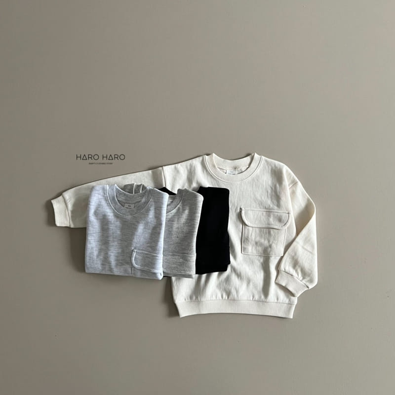 Haro Haro - Korean Children Fashion - #fashionkids - Gunbbang Pocket Sweatshirt - 7