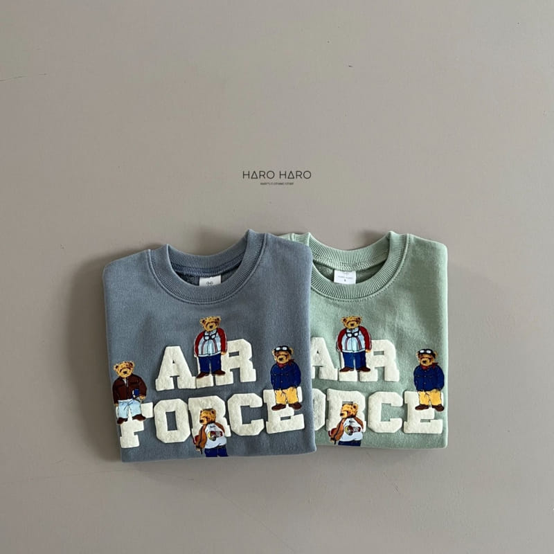 Haro Haro - Korean Children Fashion - #littlefashionista - Air Force Sweatshirt - 4