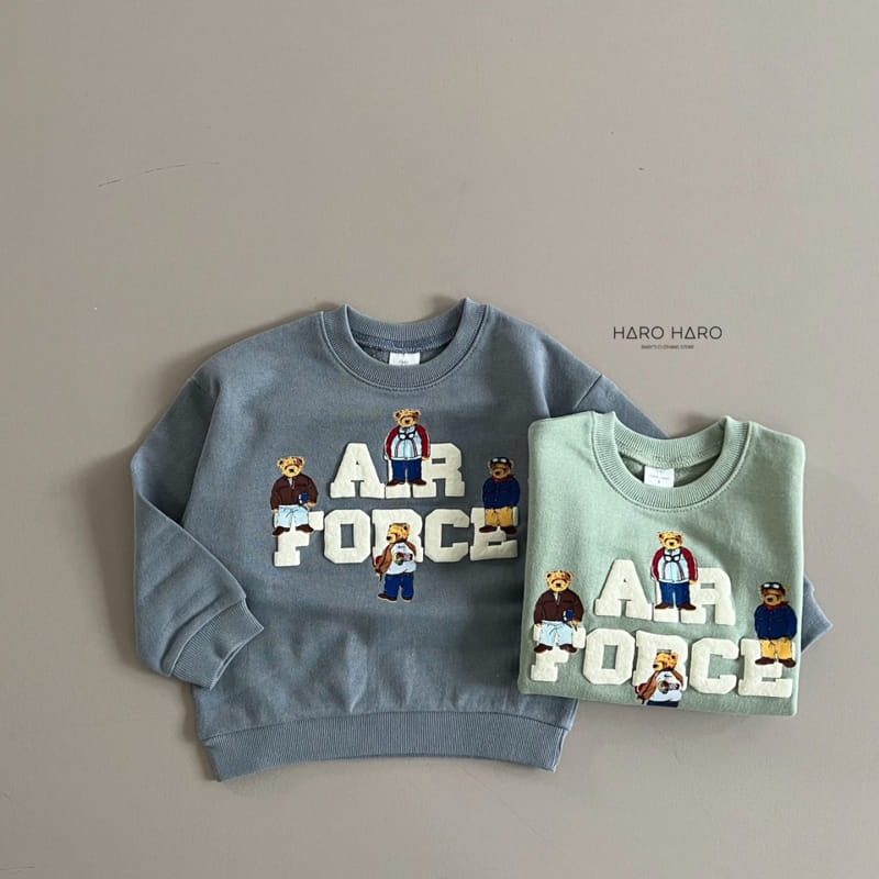 Haro Haro - Korean Children Fashion - #minifashionista - Air Force Sweatshirt - 5