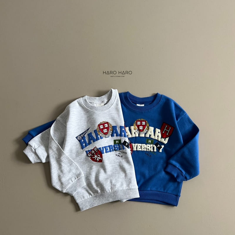 Haro Haro - Korean Children Fashion - #minifashionista - Havard Sweatshirt - 2