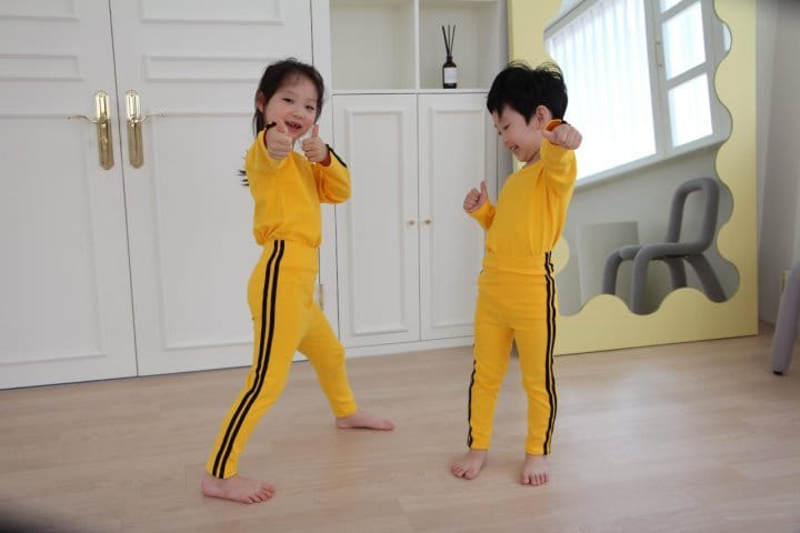 Heart Baby - Korean Baby Fashion - #babyboutique - Bruce Lee Bodusuit - 4