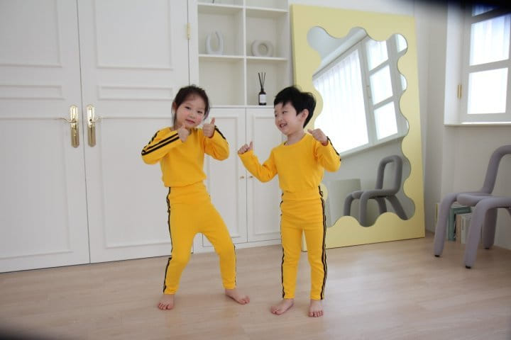 Heart Baby - Korean Baby Fashion - #onlinebabyshop - Bruce Lee Bodusuit - 2