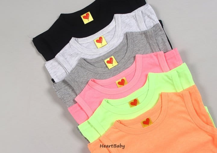 Heart Baby - Korean Children Fashion - #kidsshorts - Layered Color Long Sleeveless - 10