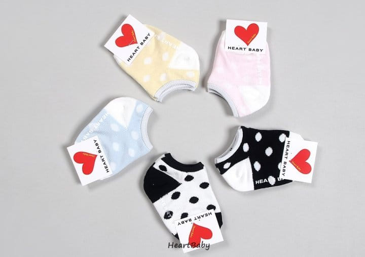 Heart Baby - Korean Children Fashion - #kidsstore - Dot Socks - 5