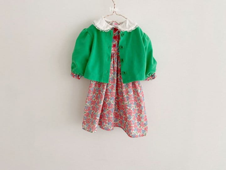 Hei - Korean Children Fashion - #childrensboutique - Floral One-piece - 12