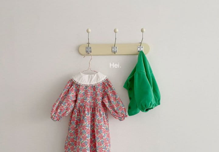 Hei - Korean Children Fashion - #kidzfashiontrend - Floral One-piece - 2