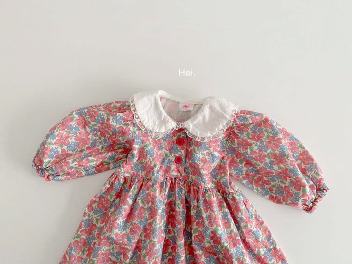 Hei - Korean Children Fashion - #Kfashion4kids - Floral One-piece - 4