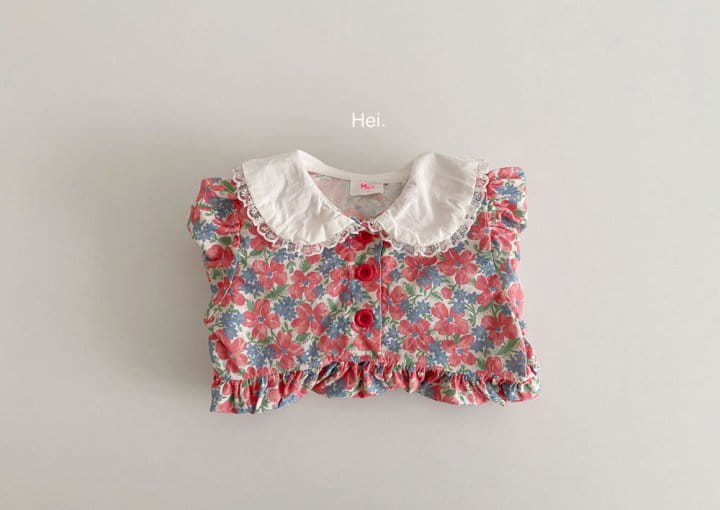 Hei - Korean Children Fashion - #magicofchildhood - Floral One-piece - 5