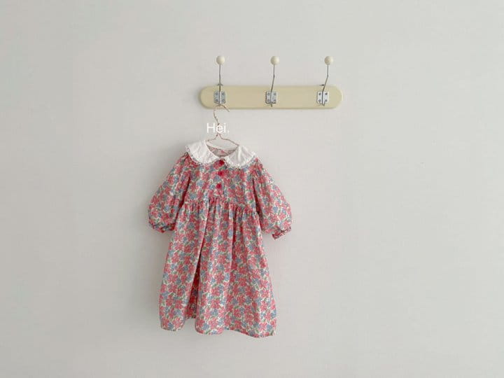 Hei - Korean Children Fashion - #minifashionista - Floral One-piece - 6