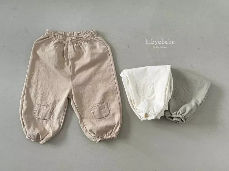 Hi Byebebe - Korean Baby Fashion - #babyclothing - Bear Bread Pants - 9