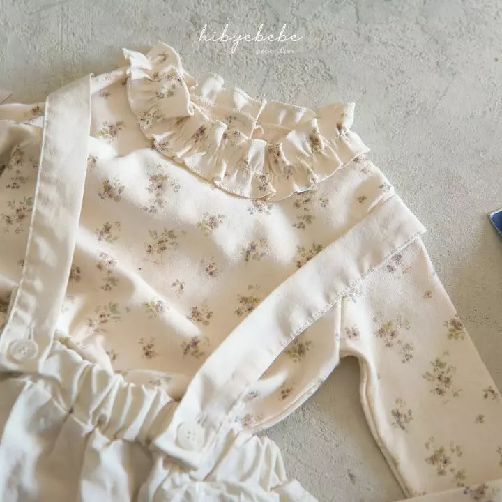 Hi Byebebe - Korean Baby Fashion - #babyfever - Adel Neck Frill Tee