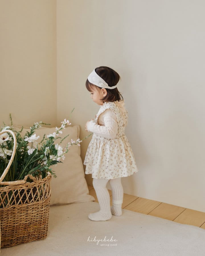 Hi Byebebe - Korean Baby Fashion - #babygirlfashion - Vely Smocking Dungarees Skirt - 3