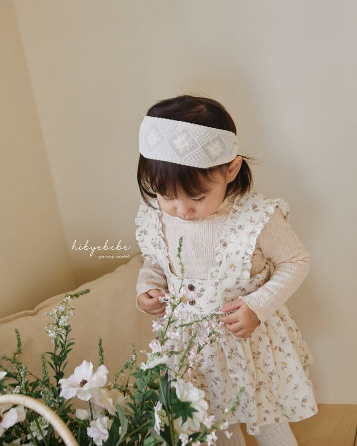 Hi Byebebe - Korean Baby Fashion - #babygirlfashion - Vely Smocking Dungarees Skirt - 4