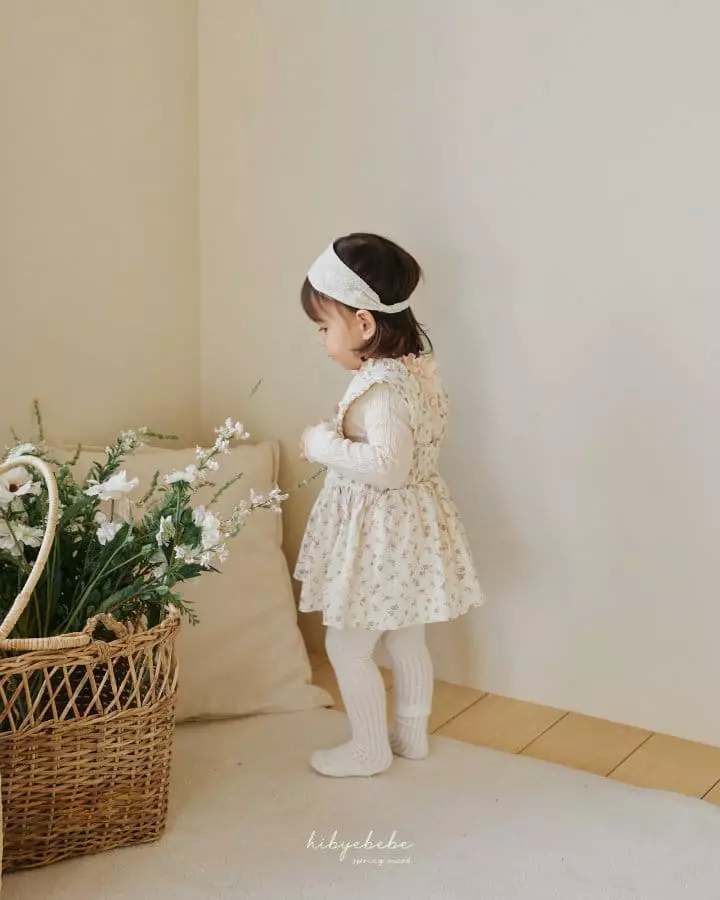 Hi Byebebe - Korean Baby Fashion - #babylifestyle - Adel Neck Frill Tee - 3