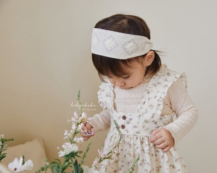 Hi Byebebe - Korean Baby Fashion - #babyootd - Vely Smocking Dungarees Skirt - 6