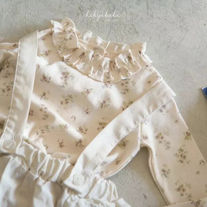 Hi Byebebe - Korean Baby Fashion - #babyootd - Adel Neck Frill Tee - 5