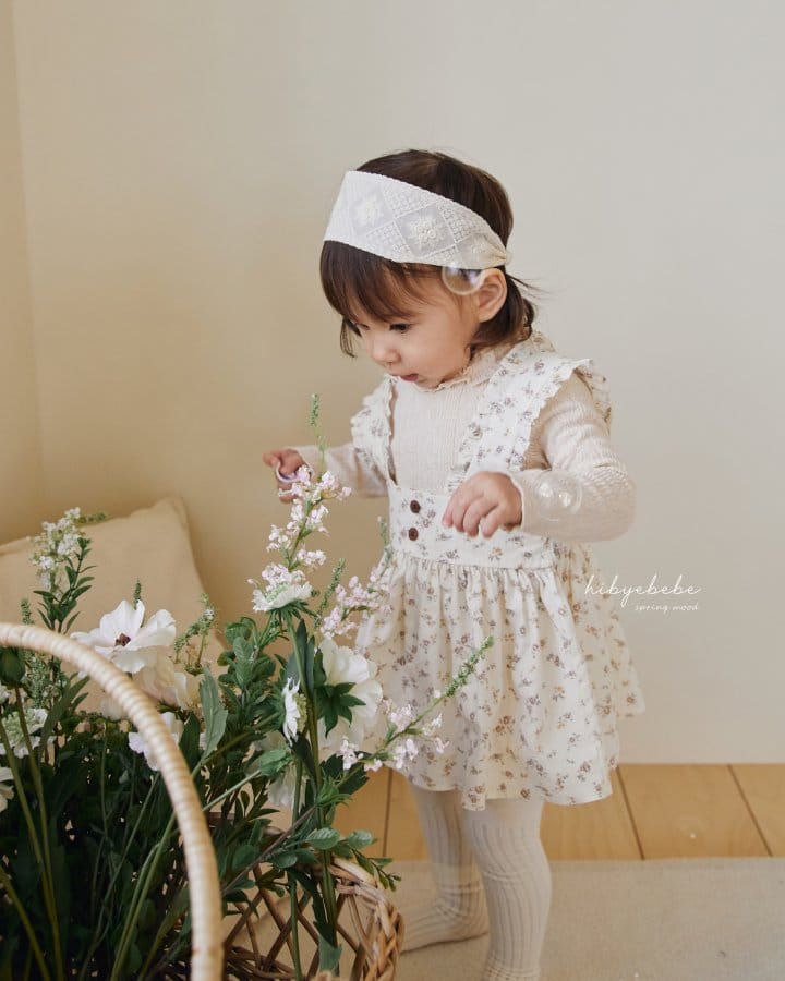 Hi Byebebe - Korean Baby Fashion - #babyoutfit - Vely Smocking Dungarees Skirt - 7