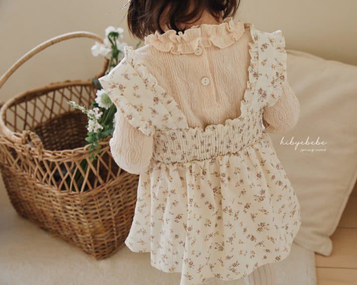 Hi Byebebe - Korean Baby Fashion - #onlinebabyboutique - Vely Smocking Dungarees Skirt - 10