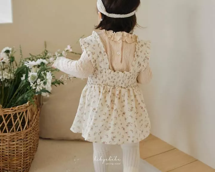 Hi Byebebe - Korean Baby Fashion - #onlinebabyboutique - Adel Neck Frill Tee - 9