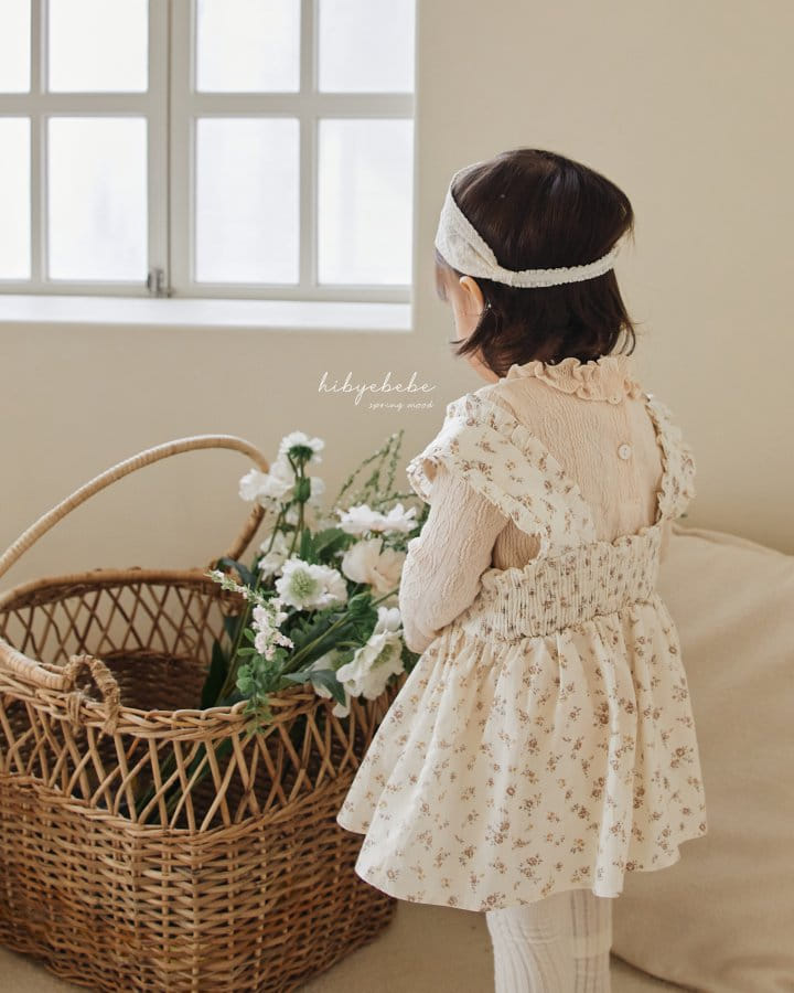 Hi Byebebe - Korean Baby Fashion - #onlinebabyshop - Vely Smocking Dungarees Skirt - 11