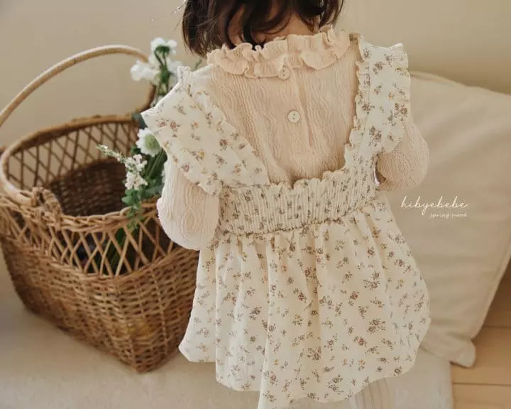 Hi Byebebe - Korean Baby Fashion - #onlinebabyshop - Adel Neck Frill Tee - 10