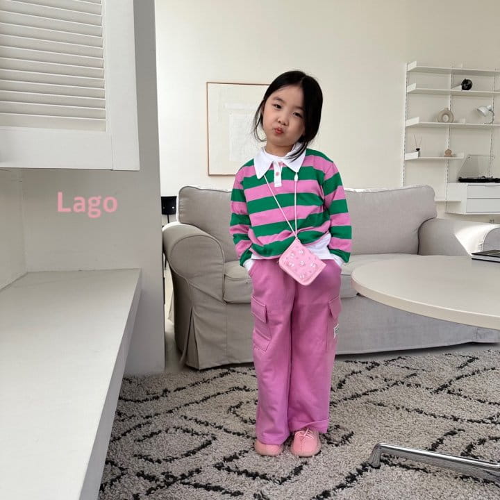 Lago - Korean Children Fashion - #designkidswear - Pay Collar Tee - 3