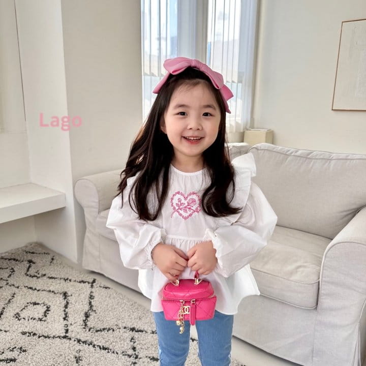 Lago - Korean Children Fashion - #fashionkids - Rose Blouse