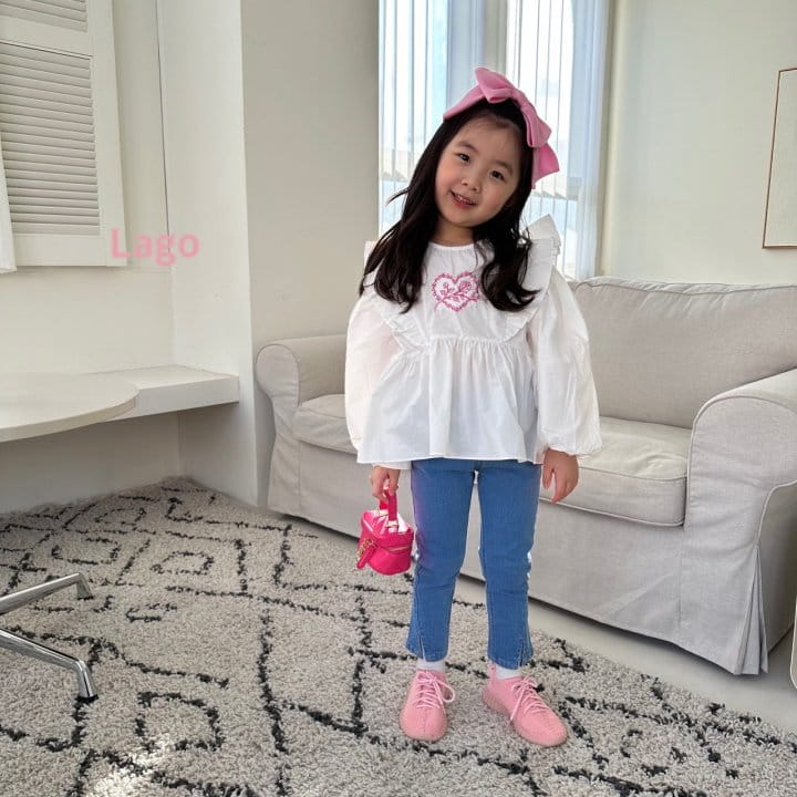 Lago - Korean Children Fashion - #kidsshorts - Rose Blouse - 2