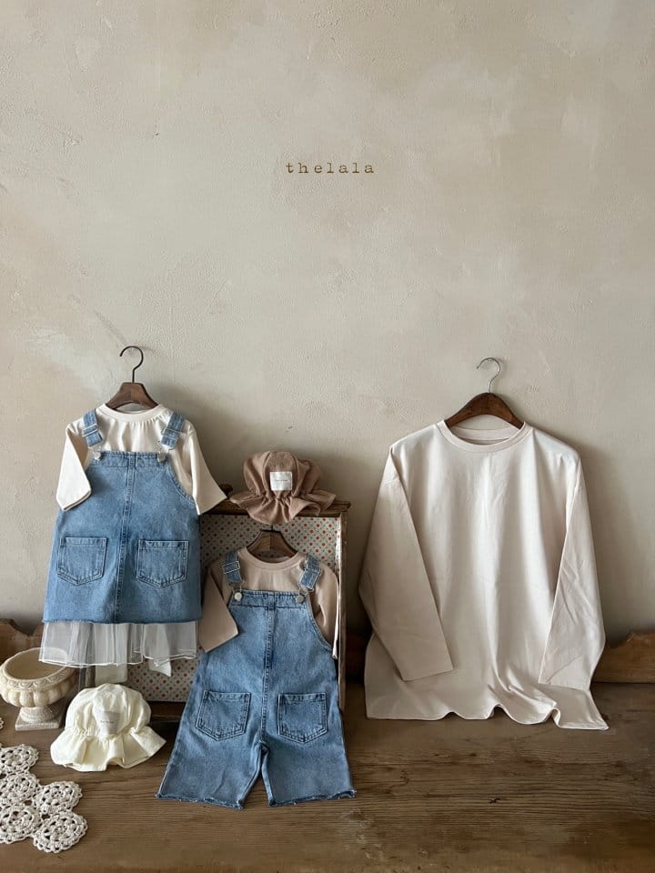 Lala - Korean Children Fashion - #littlefashionista - Paul Denim Overalls - 4