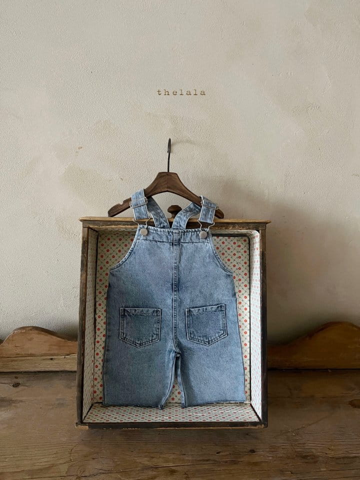 Lala - Korean Children Fashion - #stylishchildhood - Paul Denim Overalls - 9