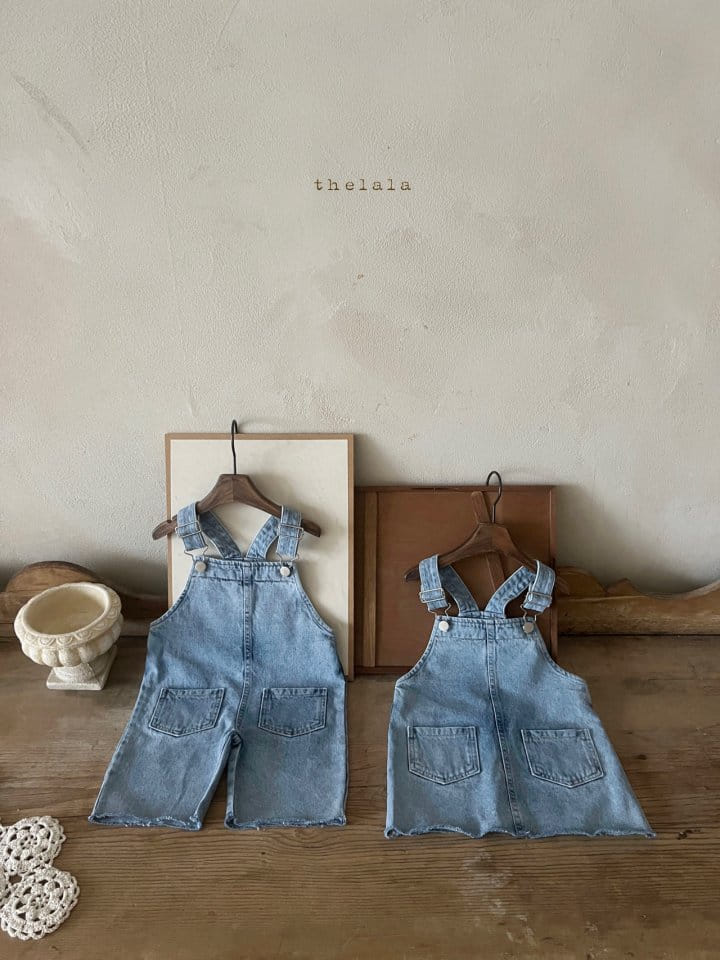 Lala - Korean Children Fashion - #toddlerclothing - Paul Denim Overalls - 8