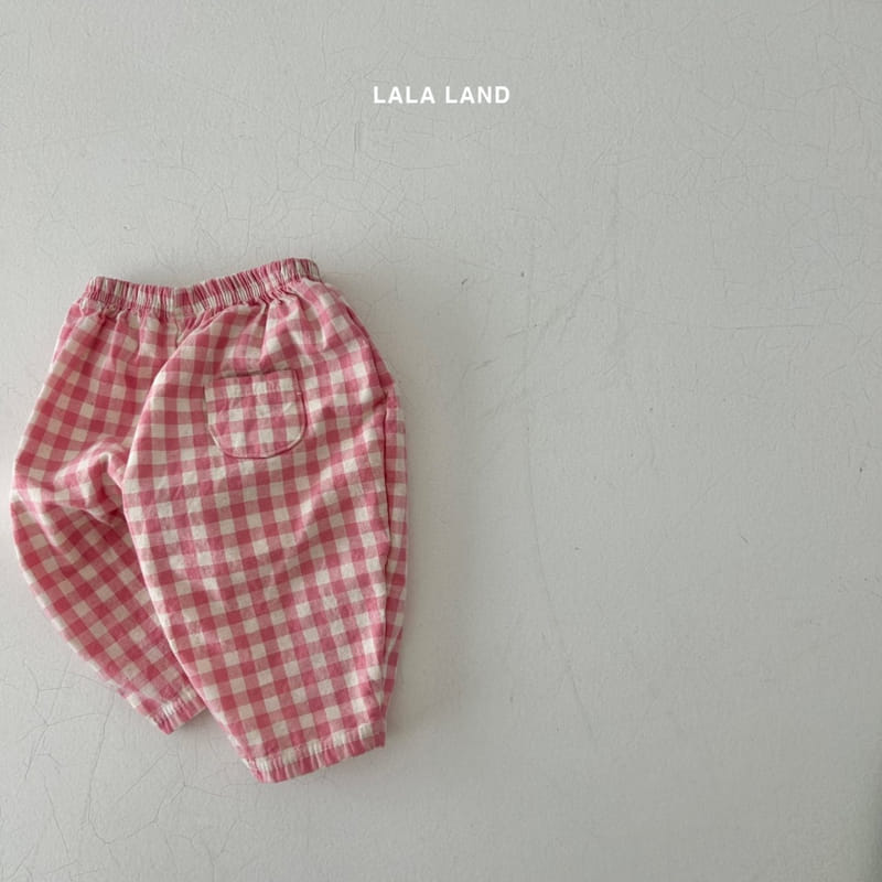 Lalaland - Korean Baby Fashion - #babyboutiqueclothing - Bebe Check Pants - 7