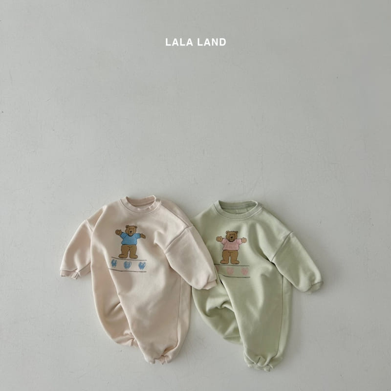 Lalaland - Korean Baby Fashion - #babyboutiqueclothing - Bebe Hug Bear Bodysuit - 2