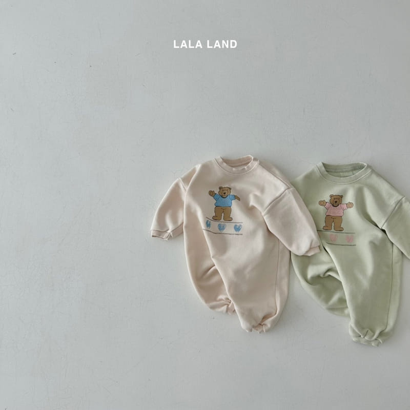 Lalaland - Korean Baby Fashion - #babyclothing - Bebe Hug Bear Bodysuit - 4