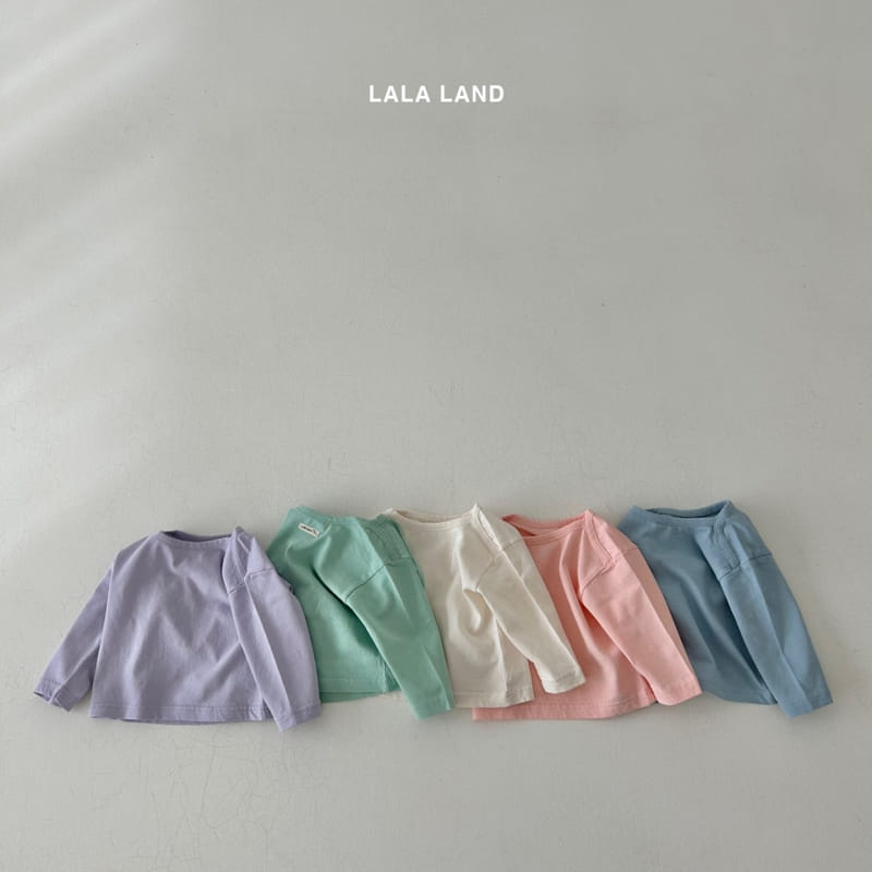 Lalaland - Korean Baby Fashion - #babygirlfashion - Bebe Shoulder Piping Tee - 3